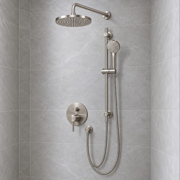 Solstice Brushed Nickel Shower Kit