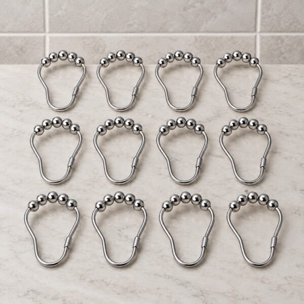 Ripple Shower Curtain Hook Set