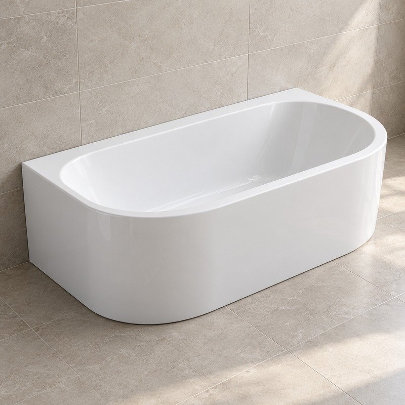 Milano Back-to-Wall Bathtub