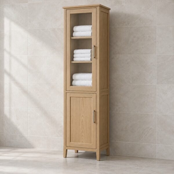 Harbor Tall Linen Storage Cabinet